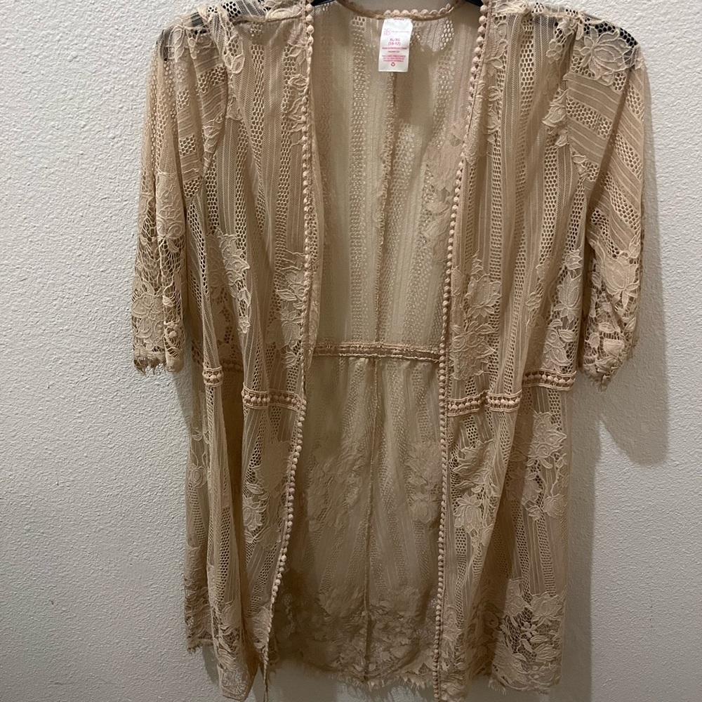 XL gold kimono/cover up
